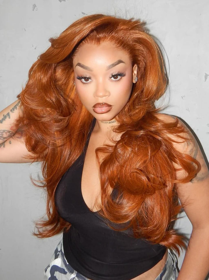 Dorsanee Reddish Brown 13x4 Lace Front Virgin Human Hair Wig