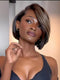 Dorsanee Short Bob Pixie Cut Black With Brown Highlights 13x4 Lace Front Virgin Human Hair Wigs