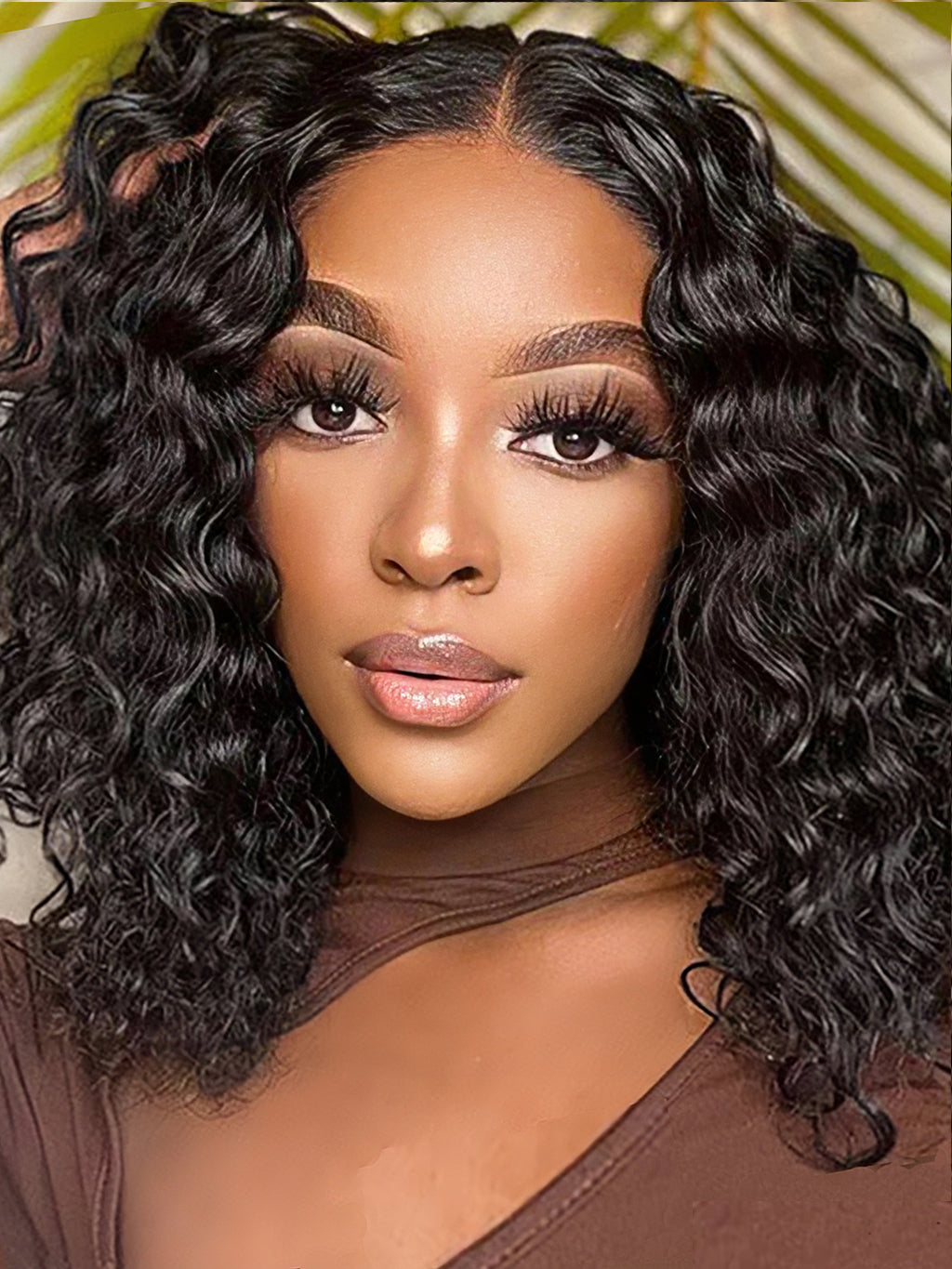 Dorsanee Short Bob Wig Water Wave 4x4 13x4 HD Lace Closure Front Human Hair Wigs For Women