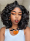 Dorsanee Shoulder Length Bouncy Loose Body Wave 13x4 HD Lace Front Bob Human Hair Wigs