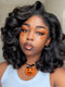 Dorsanee Shoulder Length Bouncy Loose Body Wave 13x4 HD Lace Front Bob Human Hair Wigs
