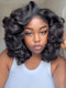 Dorsanee Shoulder Length Bouncy Loose Body Wave 13x4 HD Lace Front Bob Human Hair Wigs
