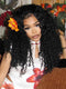 Dorsanee Spanish Crimped Loose Curls 13X4 Lace Front Human Hair Wigs 250 300 Density