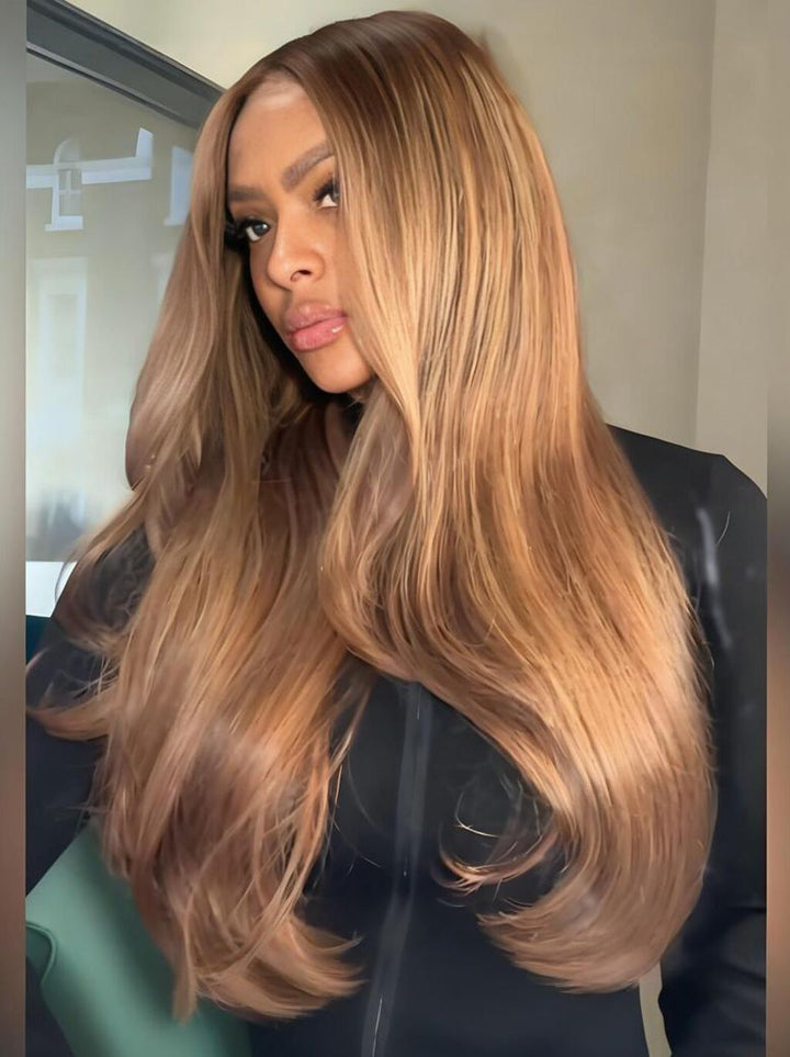 Dorsanee Strawberry Honey Blonde 13x4 Lace Front Virgin Human Hair Wigs