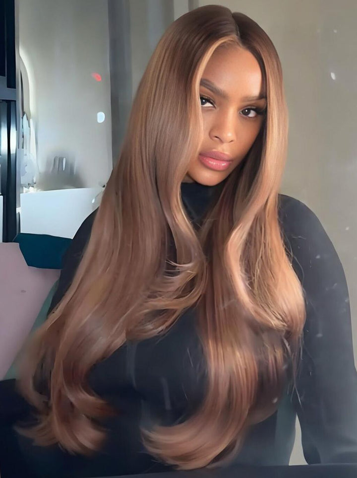 Dorsanee Strawberry Honey Blonde 13x4 Lace Front Virgin Human Hair Wigs