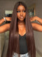 Dorsanee Vietnamese Brown Bone Straight 13x4 Lace Front Human Hair Wigs