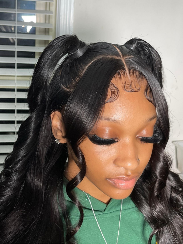 Dorsanee 360 HD Transparent Lace Frontal Loose Wave Curls Human Hair Wigs 250 Density