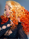 Dorsanee Reverse Ombre Blonde Ginger 13x4 Lace Front Wand Curls Human Hair Wigs