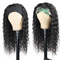 Dorsanee Hair Water Wave Headband Wig Silk Scarf Human Hair Wigs