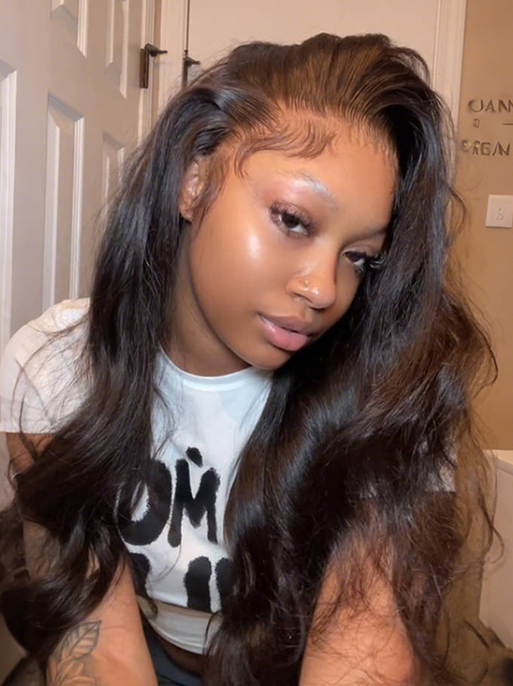 Dorsanee Full Lace Frontal Free Part Anywhere Breathable Natural Scalp Human Hair Wigs