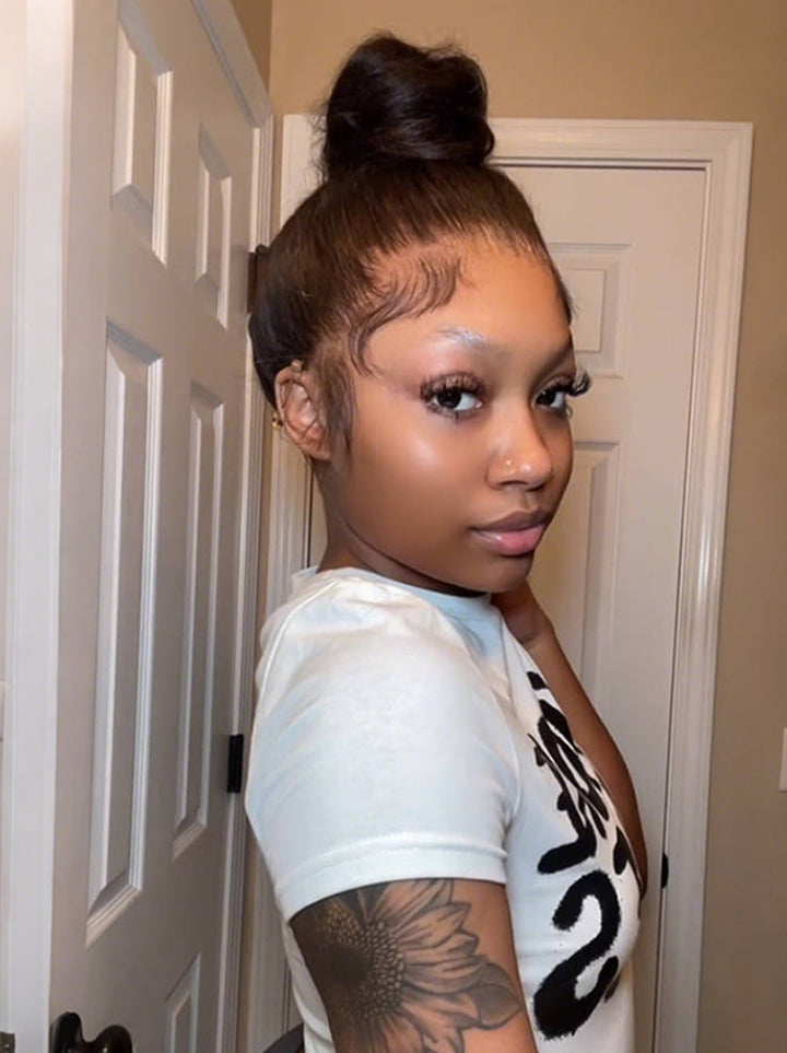 Dorsanee Full Lace Frontal Free Part Anywhere Breathable Natural Scalp Human Hair Wigs