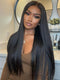Glueless Melt All Skin HD Wig Long Straight Wig Virgin Human Hair