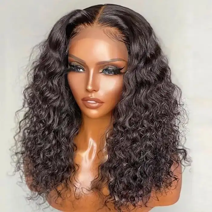 Dorsanee hair water wave 13×4 lace front human hair wigs with baby hair