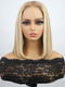 Golden Blonde 613 Highlight Side Part Long Bob Lace Front Wig