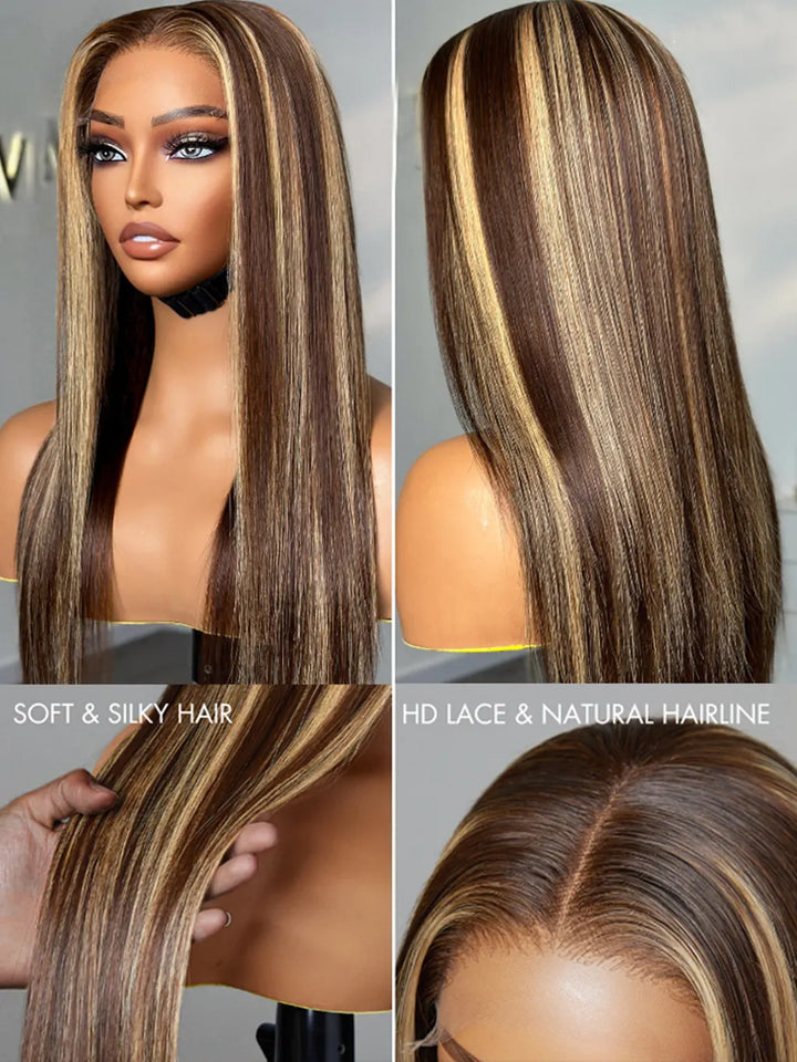 Highlight_Straight_Wig_P427_Colored_Human_Hair_Wigs