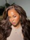 Dorsanee Honey Blonde Brown Highlights Wavy 13x4 Lace Front Human Hair Wig 250 300 Density