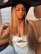 Dorsanee Honey Brown Highlight 13x4 Lace Front Virgin Human Hair Wigs 200 Density