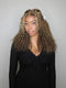 Dorsanee Honey Brown Highlight 13x4 Lace Front Virgin Human Hair Wigs 200 Density