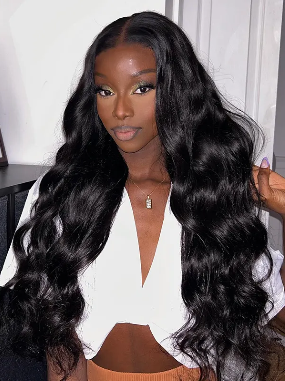 Body Wave Wear Go Glueless Lace Closure Wig Pre Cut HD Lace with Natural Hairline