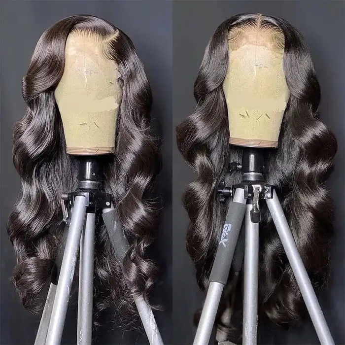 Dorsanee Hair 360 HD Lace Frontal Body Wave Wigs Pre Plucked Brazilian Remy Human Hair Wigs