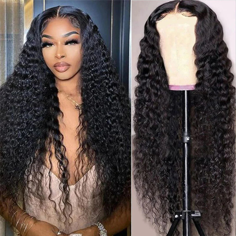Dorsanee Hair 13x4 Jerry curly transparent lace frontal human virgin hair wig