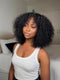 Dorsanee Jerry Kinky Curly Short Bob 13x4 Lace Frontal Human Hair Wigs