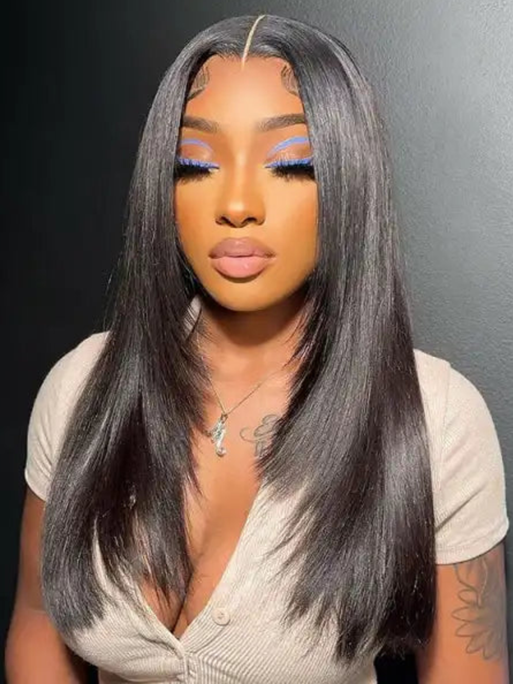 Layered_Cut_13x4_HD_Lace_Wig_Straight_Skin_Melt_Lace_Human_Hair_Wigs