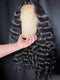 Dorsanee Loose Deep Wave Wand Curls 13X4 Lace Front Human Hair Wigs 250 300 Density