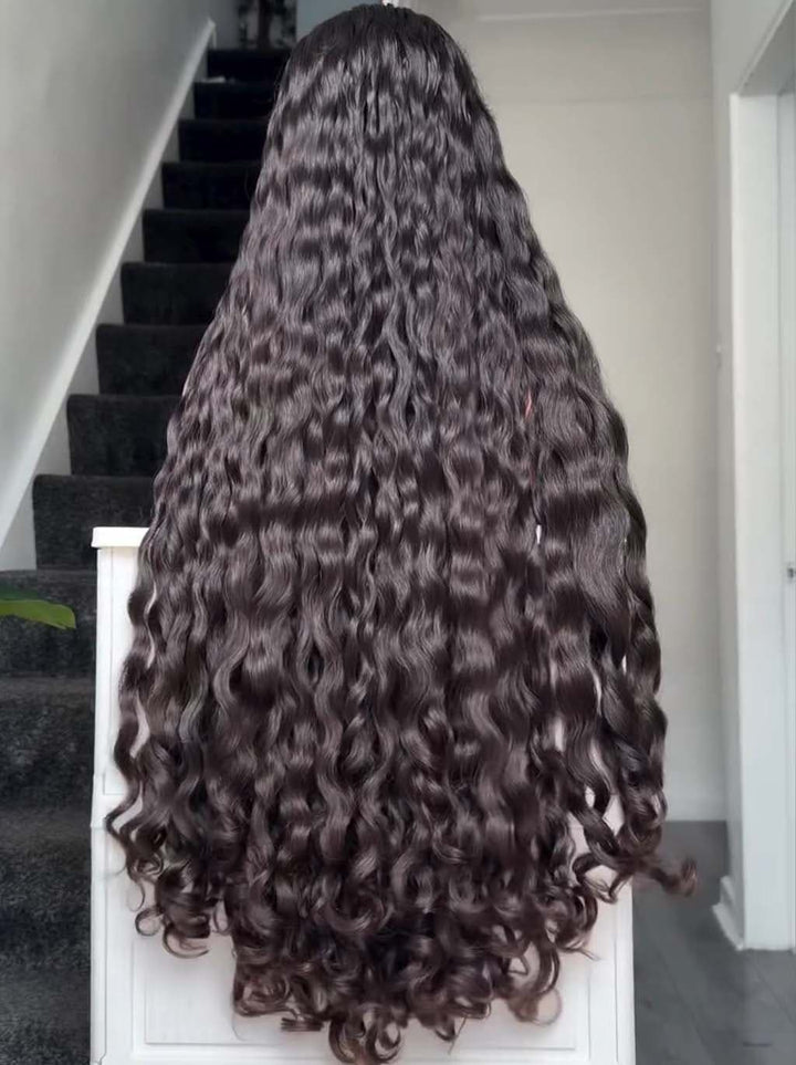Dorsanee Loose Spiral Curls Wave 13x4 Lace Front Virgin Human Hair Wigs