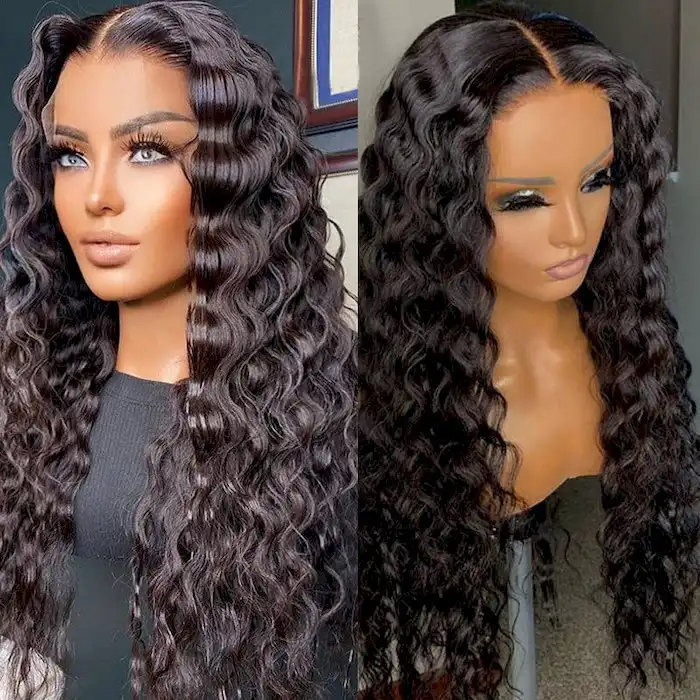 Dorsanee Hair Deep Wave 13x6 HD Lace Front Wigs Natural Human Hair Wig for woman