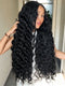 Dorsanee Ombre Black Brown Loose Deep Wave 300 Density 13x4 Lace Front Human Hair Wig