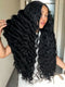 Dorsanee Ombre Black Brown Loose Deep Wave 300 Density 13x4 Lace Front Human Hair Wig