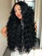 Dorsanee Ombre Black Brown Loose Deep Wave 300 Density 13x4 Lace Front Human Hair Wig