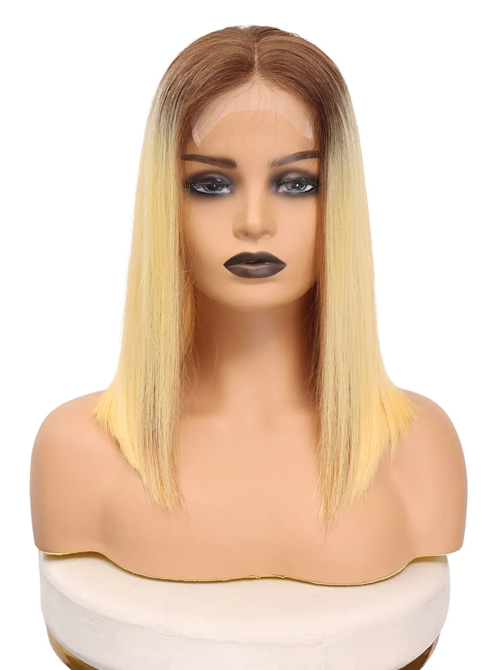 Dorsanee Hair Ombre_Honey_Blonde_Straight_Bob_Wigs