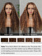 P4/27 Honey Blonde Brown Highlight Deep Wave 5x5 Lace Closure Wig 13x4 Lace Frontal Human Hair Wigs Colored