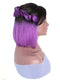 Dorsanee Peekaboo Two Tones Black with Red Blonde Green Purple Blue Pink Short Straight Hair Bob Wigs