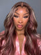 Pink_Highlight_Straight_Body_Wave_Wig_Balayage_On_Brown_Hair_Lace_Front_Human_Hair_Wigs