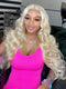 Dorsanee Platinum 613 Blonde 13x4 Lace Front Virgin Human Hair Wigs