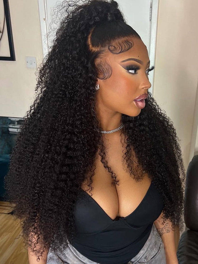 Pre Everything Wig 13x4 Lace Front Curly Real Ear to Ear Lace Put On and Go Frontal Wig