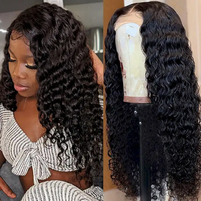 Dorsanee Hair Deep Wave 13x6 HD Lace Front Wigs Natural Human Hair Wig for woman