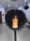 Dorsanee Short Fluffy Afro Kinky Curly With Bangs 14 16inch Bob Wig 13x4 Lace Front Human Hair Wigs