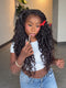 Dorsanee Spiral Deep Curls 300 Density 13x4 Lace Front Human Hair Wigs