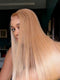 Dorsanee Strawberry Honey Blonde Bone Straight 13x4 Lace Front Remy Human Hair Wigs