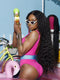 Dorsanee Summer Beach Vacations 13x4 Water Wave Lace Frontal Human Hair Wigs
