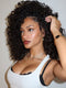 Dorsanee Tight 3B 3C Curly Short Bob Shoulder Length 13x4 Lace Frontal Human Hair Wigs