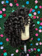Dorsanee Tight Spiral Curly Shoulder Length Short Bob 13X4 Lace Front Human Hair Wigs