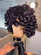 Dorsanee Tight Spiral Deep Curls Short Bob Machine Made Human Hair Wigs