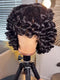 Dorsanee Tight Spiral Deep Curls Short Bob Machine Made Human Hair Wigs