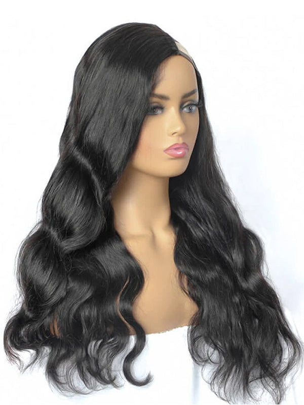 U Part Wig Human Hair Half Wigs Body Wave Wig