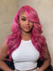 Dorsanee Vibrant Magenta Hot Pink 13x4 Lace Front Virgin Human Hair Wigs